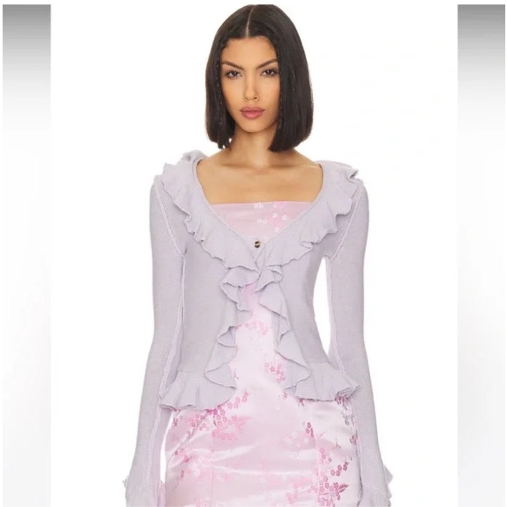 Lavender Ruffle Top LPA